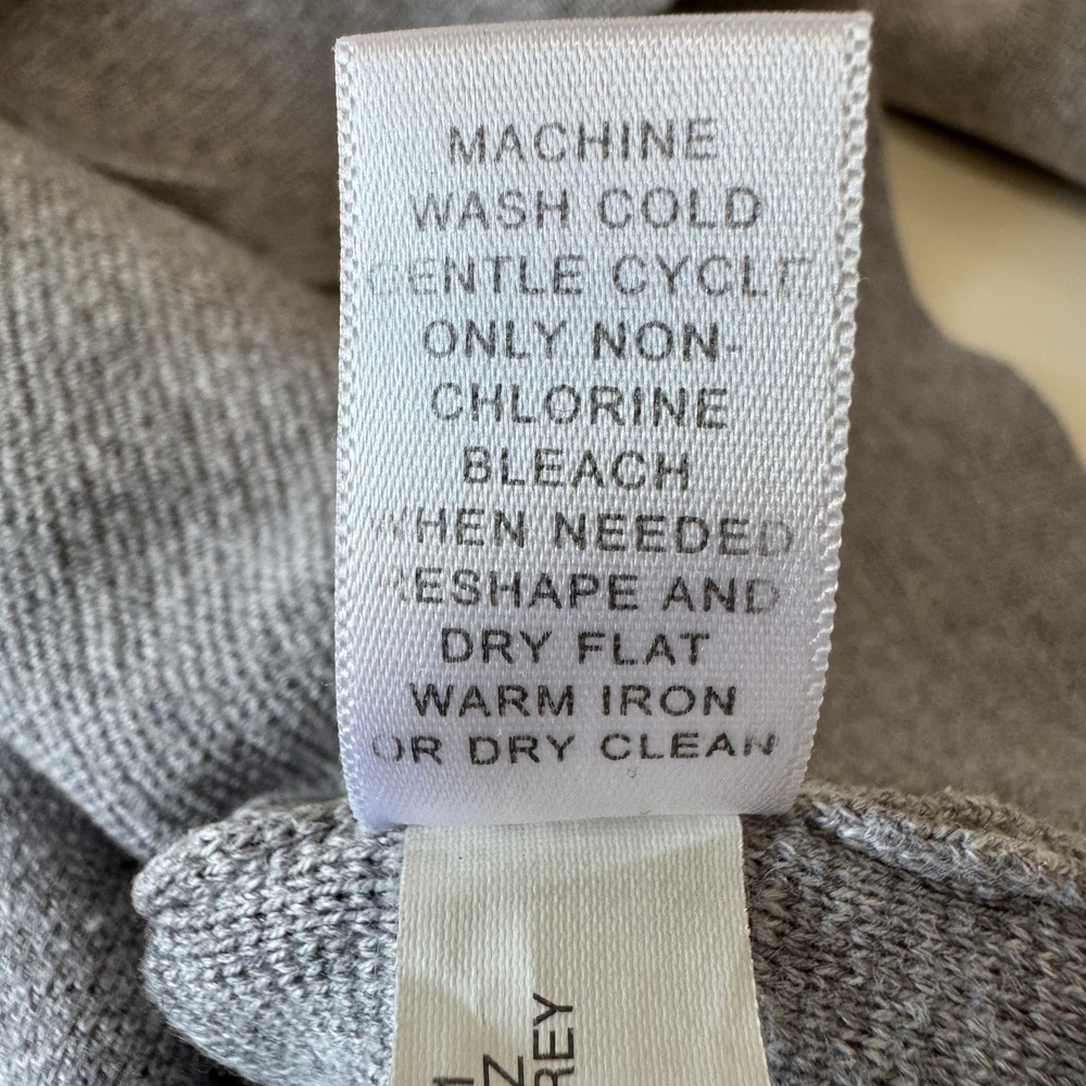 BANANA REPUBLIC Gray Cotton Blend Knit Blazer MEDIUM Lt Gray Casual‎ Office - Picture 10 of 11